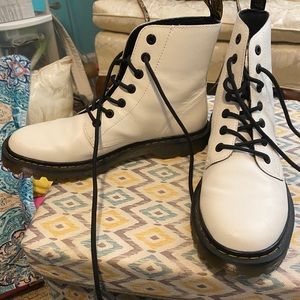 White Dr Martens